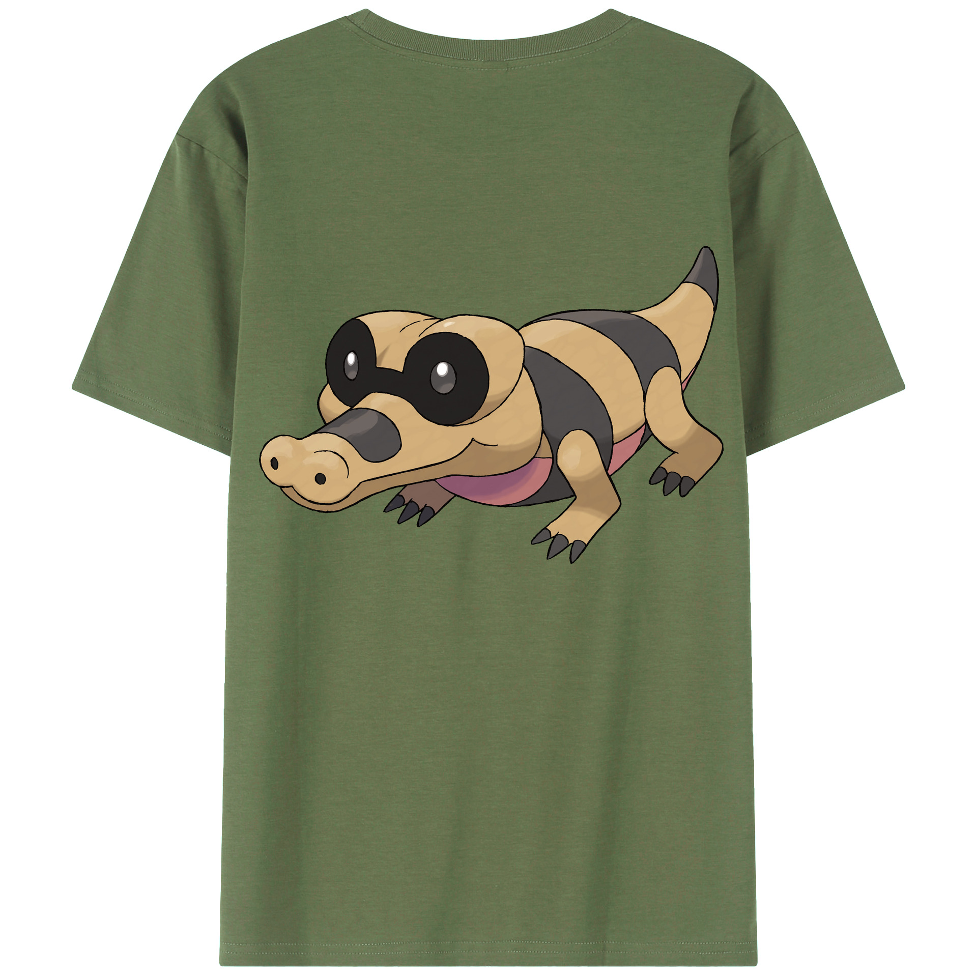 （画像用） ポケットモンスター Pokémon 綿100％ メンズ半袖Tシャツ（バックプリント） 通気性